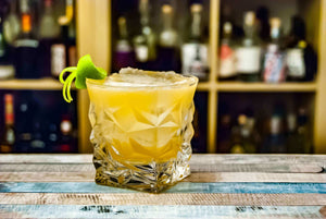 GRILLED PEACH WHISKEY SOUR
